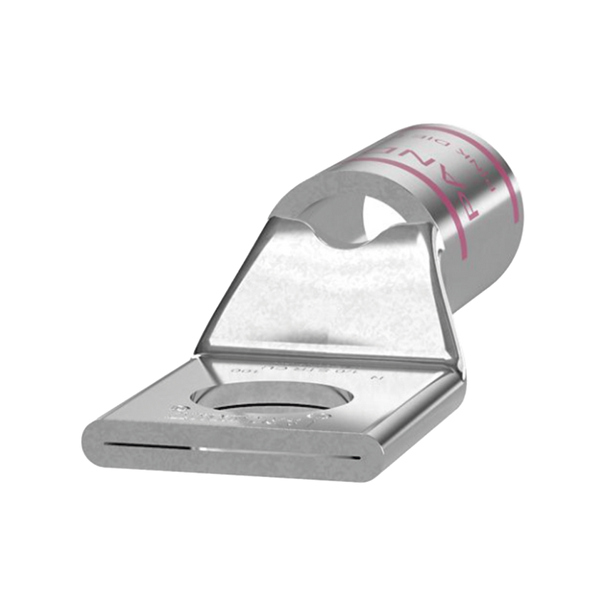 Zapata de compresión LCA1/0-38-X para cal. 1/0 Awg, Barreno para tornillo prisionero de 3/8, 1 Pz