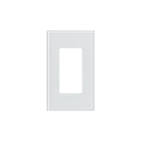 Tapa de cristal para apagador o atenuador, 1 espacio.