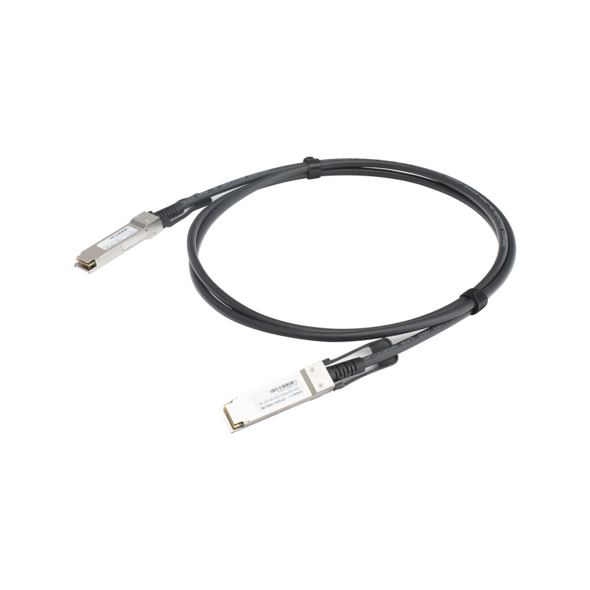 Cable DAC QSFP28 de 100 Gbps a 100 Gbps / Passive Direct Attach Copper Twinax Cable / Longitud: 2 metros