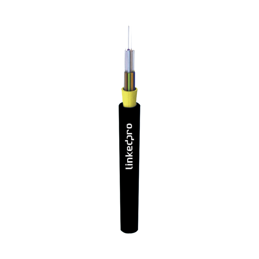 Cable de Fibra Óptica Multimodo OM3 50/125, 12 hilos, Interior/Exterior, Tight Buffer 900µm, OFNR Riser, Dieléctrica, Precio Por Metro, (Hasta 2000 metros en un solo tramo de cable)
