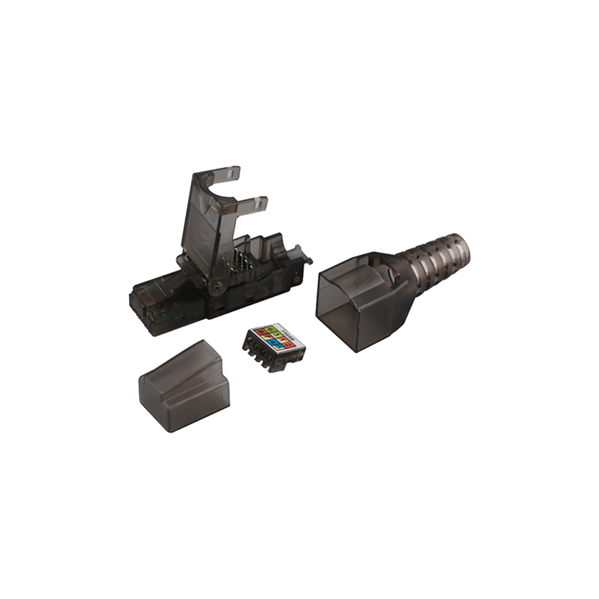 Plug RJ45 para Cable UTP Categoría 6A -Sin herramienta, para terminación en campo