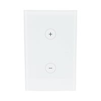 (ZWAVE) Dimmer panel táctil touch inalámbrico Zwave Plus. Compatible con Hubitat HC8, Álula  M2M, otros