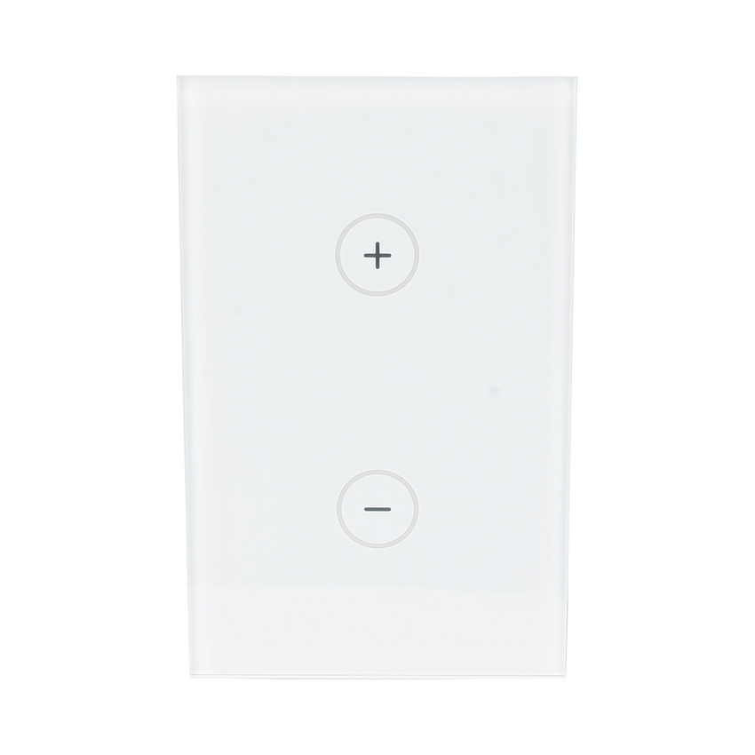 (ZWAVE) Dimmer panel táctil touch inalámbrico Zwave Plus. Compatible con Hubitat HC8, Álula  M2M, otros