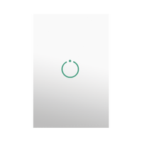(ZWAVE) Interruptor On/Off panel táctil touch inalámbrico Zwave Plus 1 boton. Compatible con Hubitat HC8, Álula  M2M, otro
