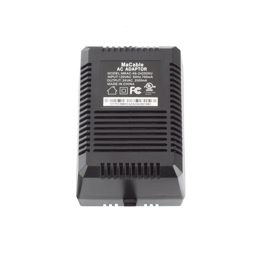 Transformador de 24 VCA / 2.5 Amp (60 VA) / Multiples Usos / Recomendado para PTZ TURBOHD e IP / Interior