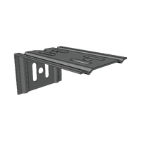 Ménsula Para MallaFils, para montaje en pared, para anchos de charola de 100 mm, con acabado electrozinc