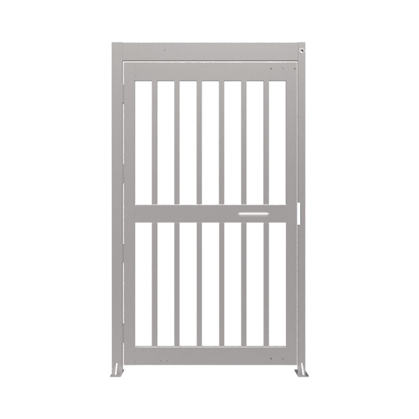Puerta de Alta Seguridad de Cuerpo Completo Acabado en Acero Inoxidable