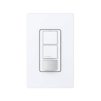 (XCT) Apagador doble con sensor de presencia, ideal para salas de entretenimiento, conferencia, etc.