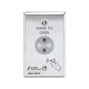 Botón Sin Contacto para Salida NO,NC/ Temporizador/ Placa de Acero Inoxidable/ Intemperie