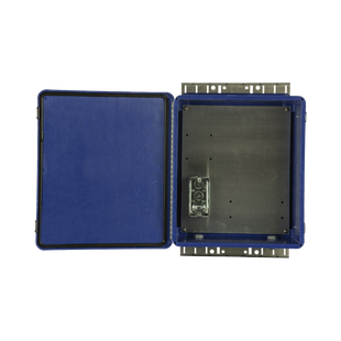Gabinete de Seguridad para Wireless, NEMA 4X, IP66, de 356 x 305 x 152 mm, Color Azul