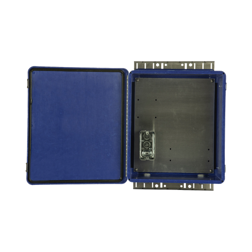 Gabinete de Seguridad para Wireless, NEMA 4X, IP66, de 356 x 305 x 152 mm, Color Azul