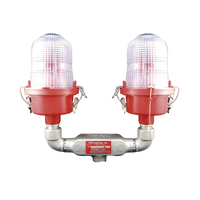 Lámpara de Obstrucción Roja Tipo L-810, Doble LED de baja intensidad, (12 - 24 Vcc).