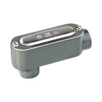 Caja Condulet tipo LB de 3/4" (19.05 mm) Incluye tapa y tornillos.