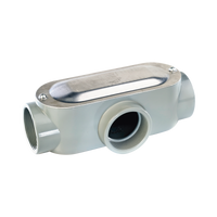 Caja Condulet Tipo: T de 1" (25.4 mm). Incluye tapa y Tornillos.