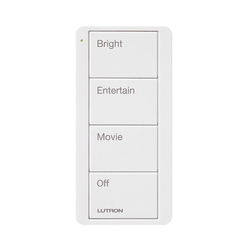 Control inalambrico PICO, 4 botones para con escenas ya predefinidas y grabado.
