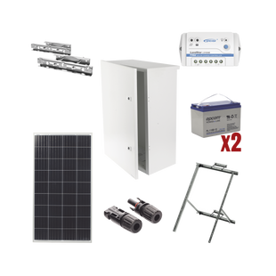 Kit de energía solar de 12 Vcc para alimentar radar de velocidad X-RADAR1
