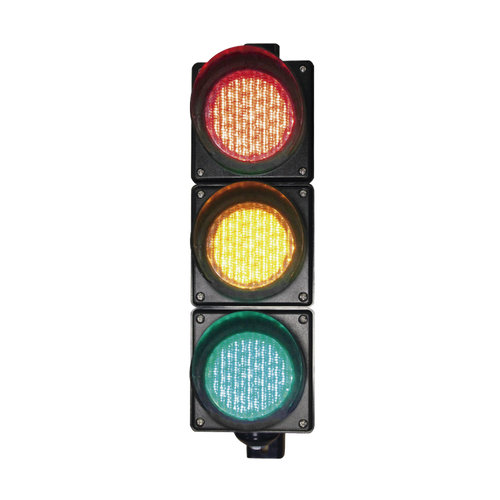 Semáforo / Señalización Rojo, Verde y Amarillo / Diametro 100mm / LED / 110vca.