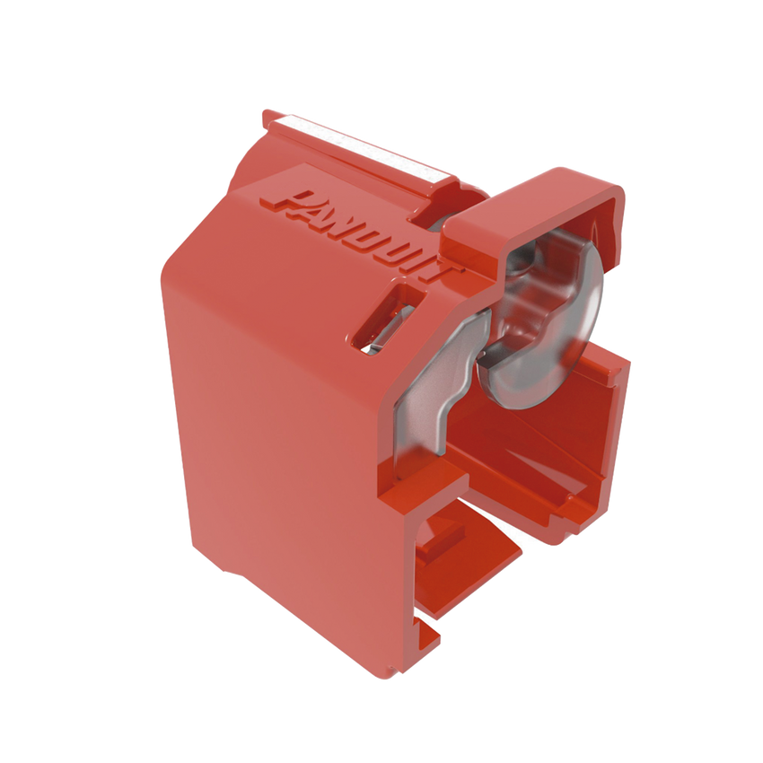 Kit de 10 Dispositivos Recubiertos para Impedir Desconexión de Plug RJ45, Color Rojo, Incluye Herramienta para Instalar/Retirar