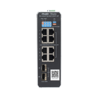 Switch Industrial PoE hasta , Ideal para temperaturas Extremas y protección contra descargas, 1 x PoE++ Port, 7 x PoE+ Ports, and 2 x SFP Uplink Ports