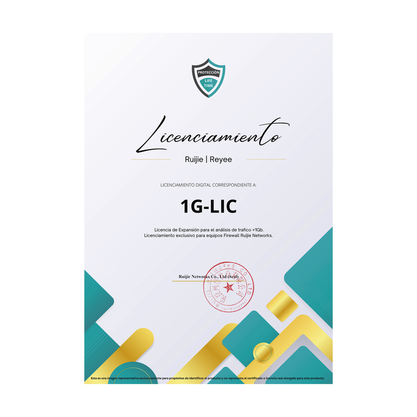 Licencia Perpetua para aumentar en 1Gb el análisis de trafico, Firewall modelo Z3200-S