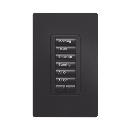 Teclado hibrido seetouch, 6 botones, 2 botones subir/bajar, intensidad 120V/450W, color blanco.