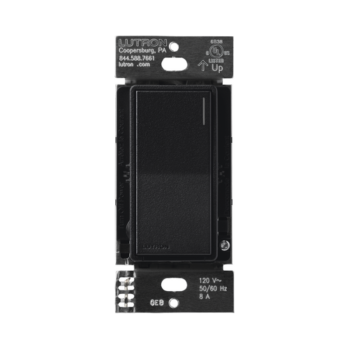(RadioRa3) Apagador Sunnata color negro para linea Radio Ra3, 8A de iluminación, 5.8A Motor