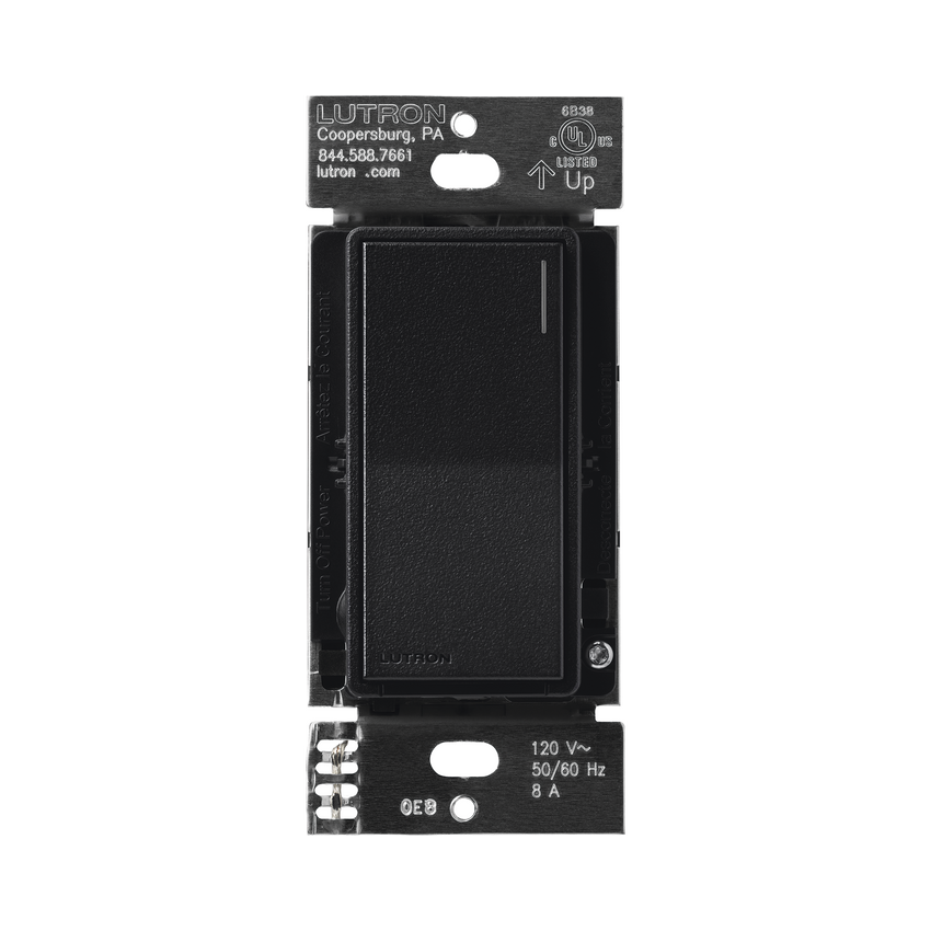 (RadioRa3) Apagador Sunnata color negro para linea Radio Ra3, 8A de iluminación, 5.8A Motor