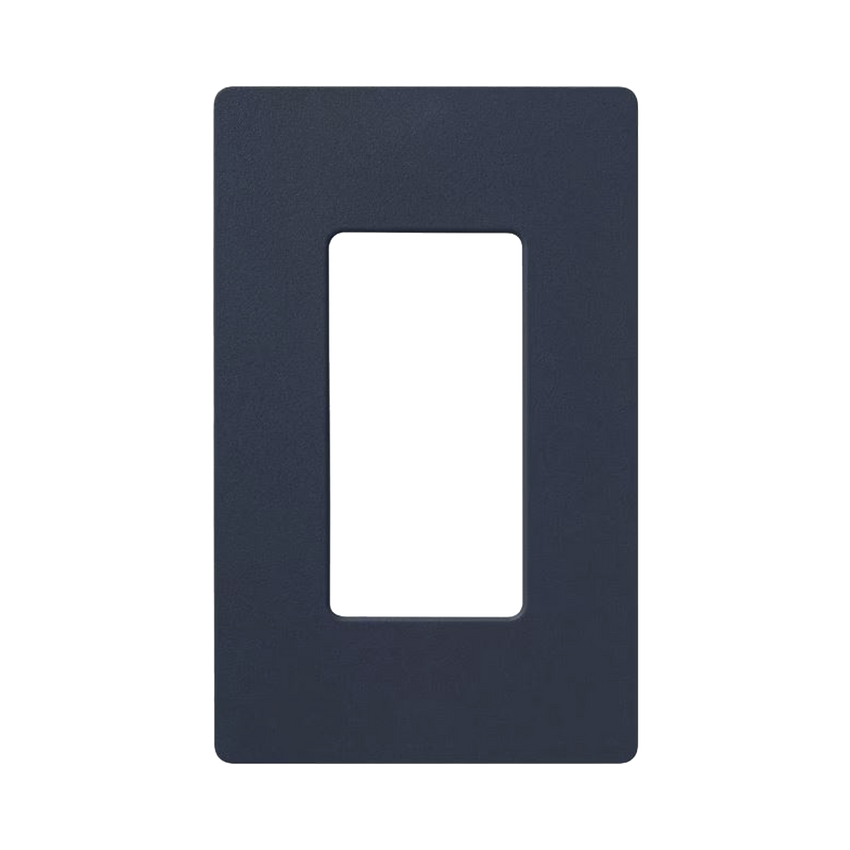 Placa de pared 1 espacio, para atenuador (dimmer), apagador ó control remoto inalámbrico LUTRON.
