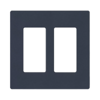 Placa de pared 1 espacio, para atenuador (dimmer), apagador ó control remoto inalámbrico LUTRON.