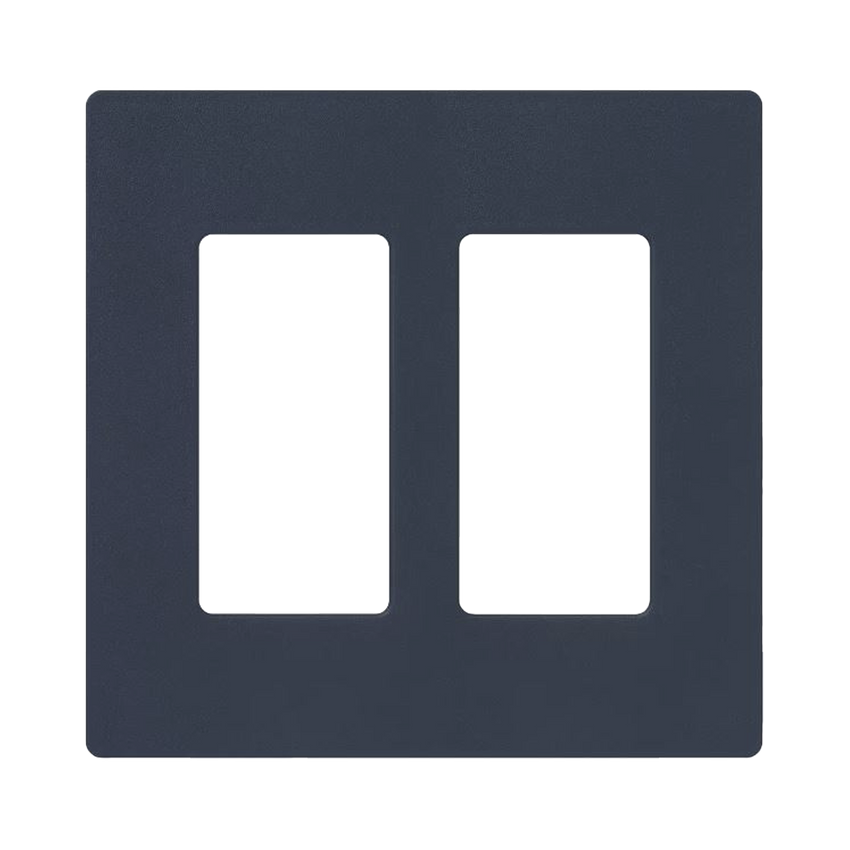 Placa de pared 1 espacio, para atenuador (dimmer), apagador ó control remoto inalámbrico LUTRON.