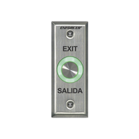 Botón de Salida con Aro Iluminado Color Verde y Rojo / IP65 / Buzzer / Función Toggle (Enclavado) / Temporizador  / Relevador NC/NO/ Uso Exterior e Interior.