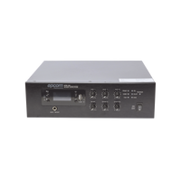Mini Amplificador de Audio Mezclador | 120W RMS | Sistema 70/100V | MP3 | Tuner | Bluetooth | Musica ambiental y Voceo