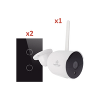 (Wifi) KIT 1 camara Wifi y 2 apagadores inteligentes Wifi