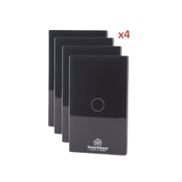 (Wifi) KIT 4 apagadores inteligentes Wifi compatibles con Alexa y GoogleHome