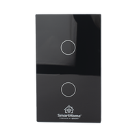 (ZigBee) Apagador switch inalámbrico ZigBee, control de 2 regresos de carga, 110V