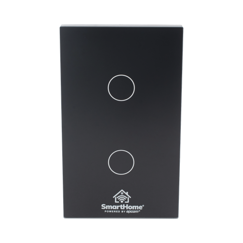 (Wifi) Apagador switch inalámbrico WIFI, control de 2 regresos de carga, 110V