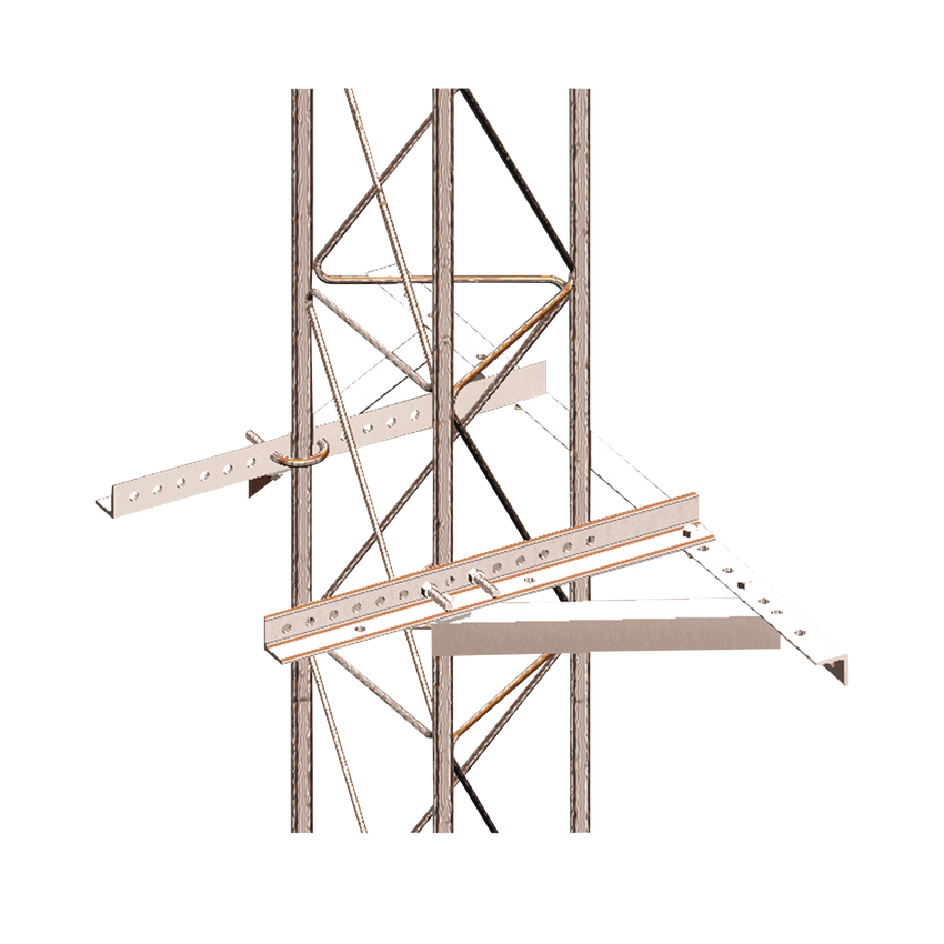 MONTAJE SUJETADOR A/PARED P/TRAMO STZ30G/35G/45G GALV. INM. E/CAL.