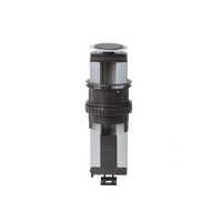 Teleblock Simon K45 para Voz, Datos, Multimedia o Contactos Eléctricos / Capacidad para 4 Módulos K45 / Apertura Manual con Tapa Abatible / Instalación en Mobiliario de Oficina o Comercial /  (KTL204CM)