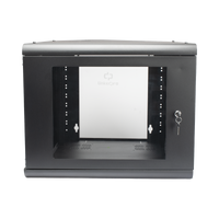 Gabinete de Pared 9U de 635 mm de Profundidad, Rack de 19 in en Acero Reforzado: Compacto y Resistente para Soluciones Profesionales
