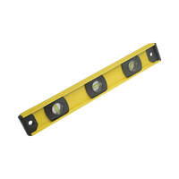 Nivel de aluminio de 14", con gotas horizontales y verticales.