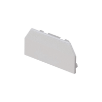 Tapa Final, para uso con canaleta T45, Material PVC Rígido, Color Blanco Mate