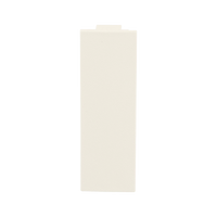 Unión recta de tapa, para uso con canaleta T70, Material PVC Rígido, Color Blanco