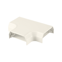 Accesorio en "T", para uso con canaleta T70, Material PVC Rígido, Color Blanco