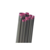 Tubo Conduit  rígido de aluminio de 2” (50.8 mm) con recubrimiento de PVC de 3.05 m con cople.