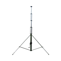 Mástil Telescópico Retraible Manual de 9 metros con Accesorios. Incluye Tripie.