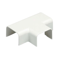 Conexión en "T", para uso con canaleta LD3, material ABS, Color Blanco Mate