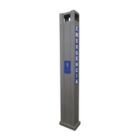 Gabinete tipo Torre para Sistema de Alerta  Mediante Equipo Fanvil I12-N-01P y estrobo (No incluidos).