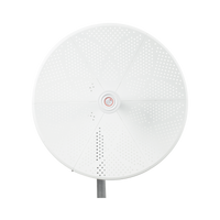 Antena direccional para C5x, C6x, B6X y B5x, Guía de onda para mantener la integridad de la señal y minimiza la pérdida en transmisión , 4.9 - 6.5 GHz, 3 ft, Ganancia de 34 dBi, Montaje incluido