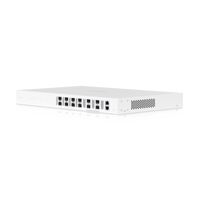 Ubiquiti UISP Fiber OLT XGS — Terminal de línea óptica (OLT) de 8 puertos, 10 Gbps de subida y bajada, capacidad para 2,000+ suscriptores