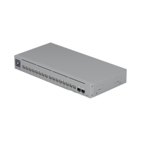 UniFi Switch Pro Max 16 PoE con funciones Capa 3, 16 puertos EtherLight RGB / (4) puertos 2.5 GbE POE++ y (12) puertos GbE POE+ /(2) puertos SFP+ 10G /con pantalla táctil informativa, hasta 180W de presupuesto POE